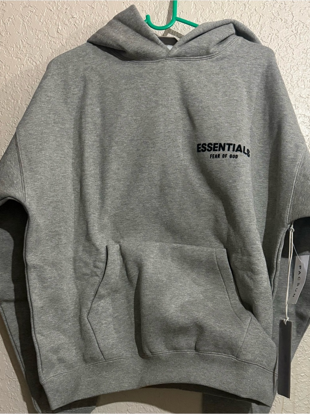 Fear of God ESSENTIALS dark oatmeal Hoodie size M